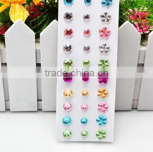Bling Bling Metal Stone Crystal Diamond Sticker Sheet photo-6
