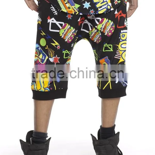 Mens Wholesale Casual Printed Jogger Shorts photo-2