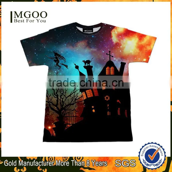 2016 MGOO Custom Digital Printing Clothes Halloween Christmas Design T-shirt Sublimation Printing Tshirt With Sexy Photo photo-6