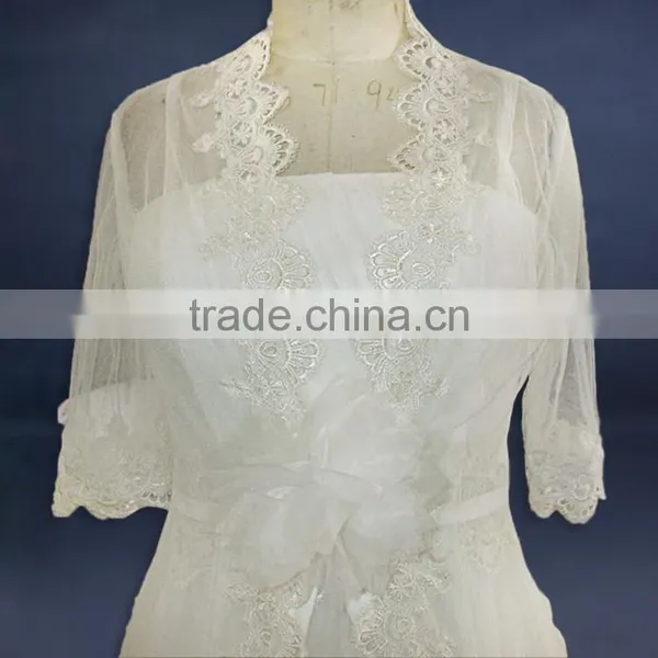 Western New Strapless Corset Wedding Dress photo-6