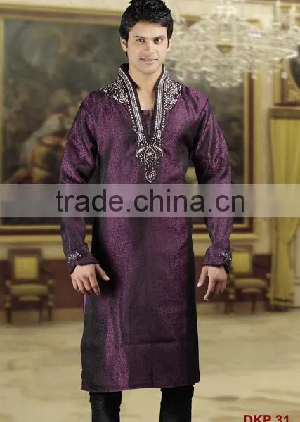 Designer Kurta Pyjamas photo-5