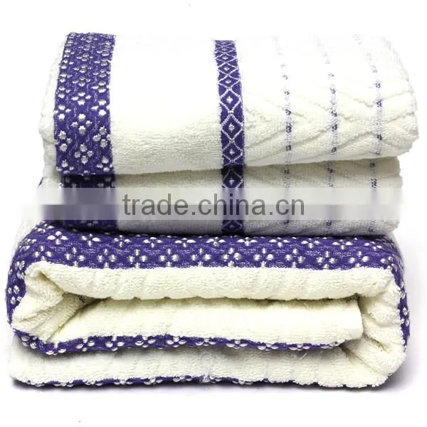 New Towel 3pcs/Set 100% Cotton Bath Beach Face Towel Sets for Adults 34cm*75cm*2p 70cm*140cm*1p Fiber Gift Bathroom Baby Towels photo-3
