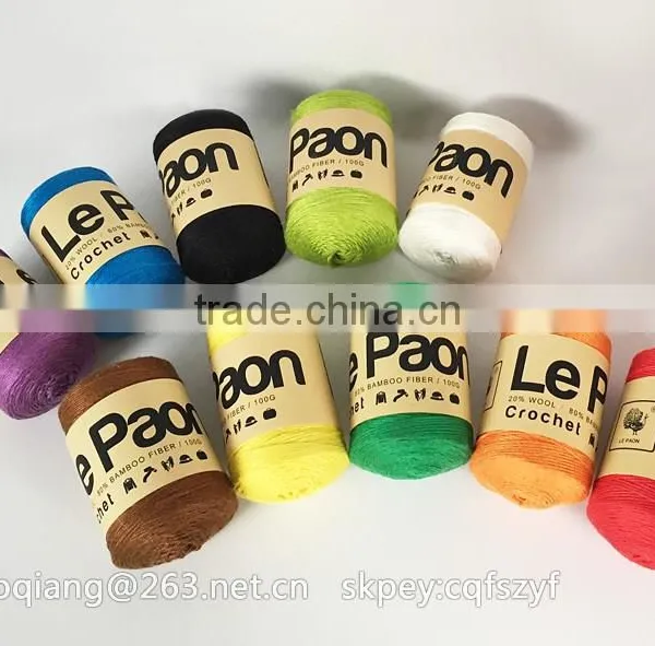 China Wool Blend Knitted Yarn For Sale photo-2