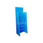 ENFD004 Blue Layers Cardboard Floor Displays Racks for Shampoo / Paperboard Wash Cream