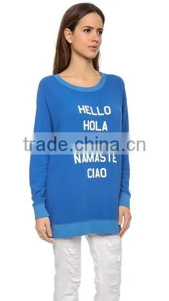 Vintage Inspired Top Stitched Women's Sweatshirt photo-3