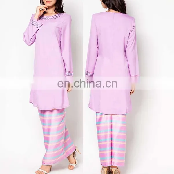 Bright Color Little Beaded Hot Sale High Quality Women Muslim Dress