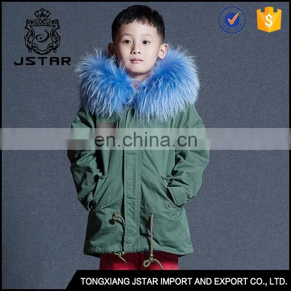 2017 Top Selling Products Childrens Faux Fur Collar Jacket Coats Sale photo-6