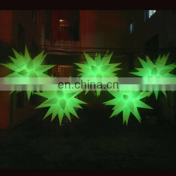 Led Inflatable Star With Led Lighting for Pub Stage Birthday Halloween Party Decoration photo-4