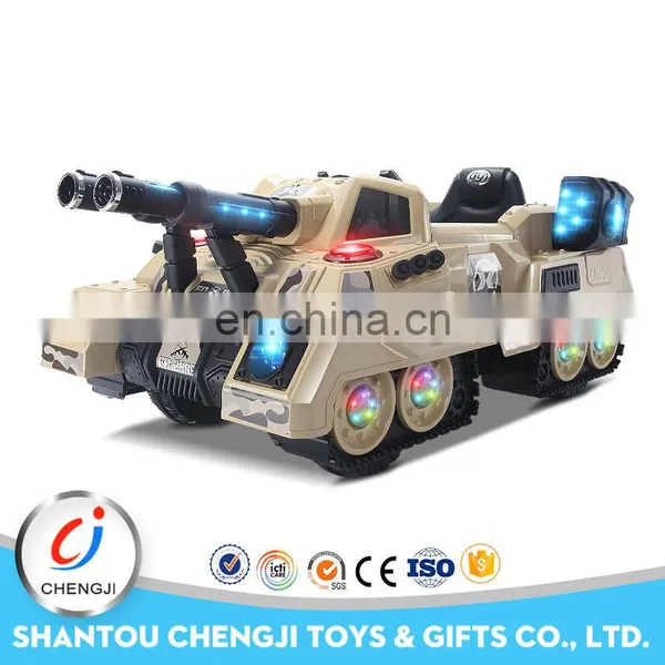 China Wholesale Shooting Vehical Plastic Popular Kids Ride on Tank photo-3