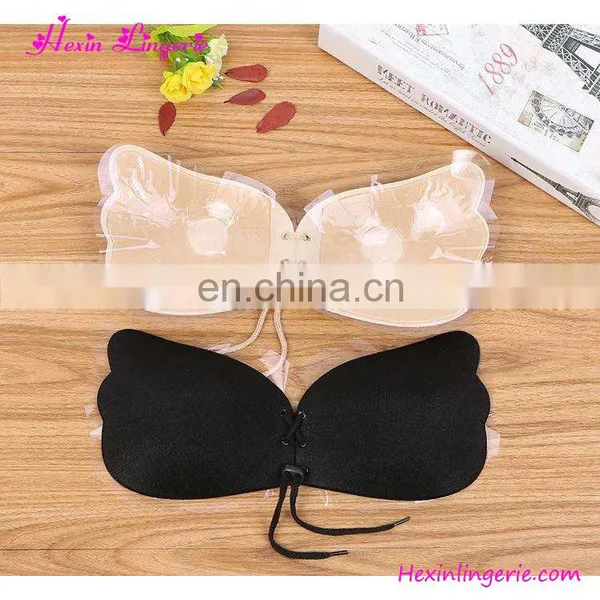 In Stocks White Leopard Veins Sexy Backless Nubra Push Up Invisible Bra photo-6