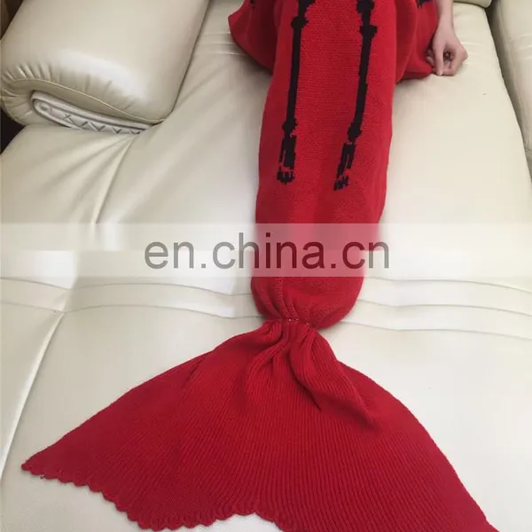 Mermaid Tail , Fish Tail Blanket Mermaid Tail Blanket Wrap Mermaid Blanket for Girlfriend photo-2