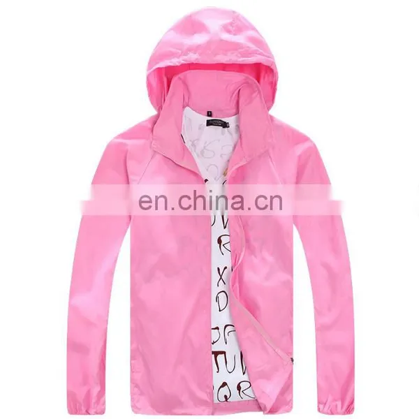 Wholesale customized outdoor sportswear unisex anti-UV adult cloth with hat