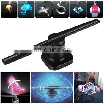 Factory Wifi Hologram Projector 3d Hologram Fan Holographic Fan Commercial Advertising Player 3d Images With LED photo-2