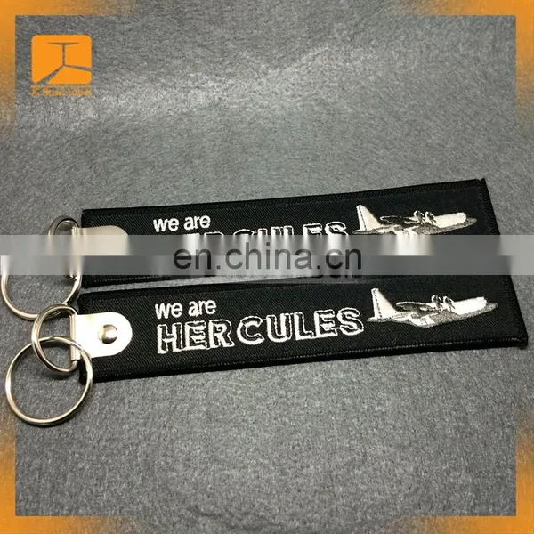 Wholesale Embroidery Tags Custom Flight Keychains photo-3