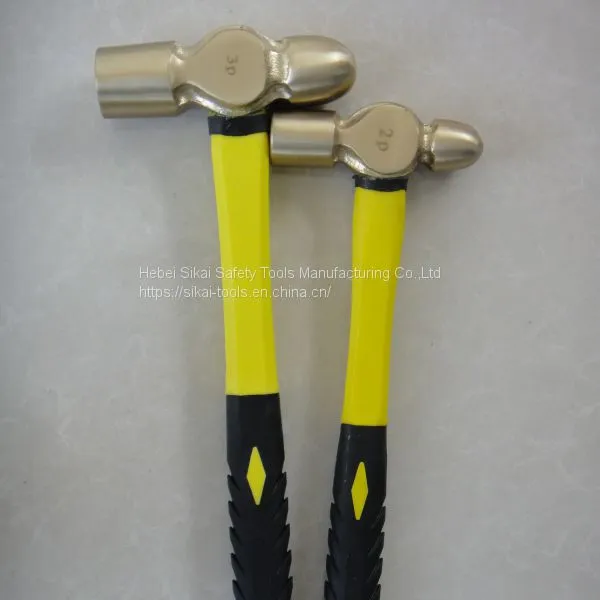 Beryllium Copper Aluminum Bronze Ball Pein Hammer Industrial Tools photo-2