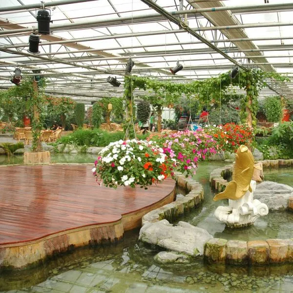 Large Size Multispan Glass Greenhouse as Exhibition Hall photo-2