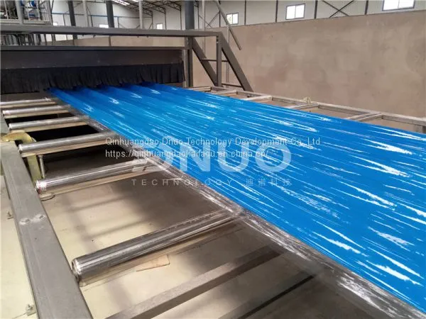 Fiberglass Polyester Composite FRP Roof Sheet Making Machine photo-3
