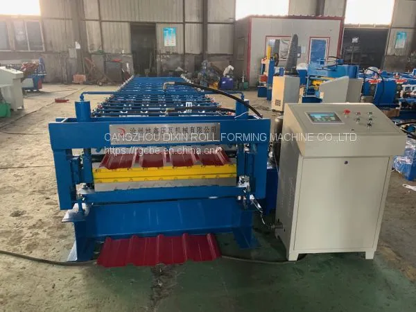 Steel Double Layer Zinc Roof Sheeting Cold Forming Line photo-2