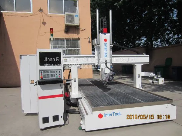 Heavy and high speed cnc engraving machine 4th axis cnc router