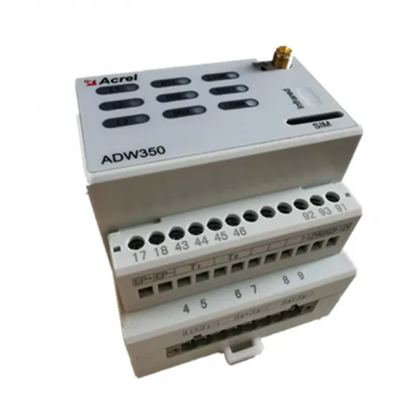 AC Din Rail Wireless DC Energy Meter ADW350WA for Base Station Telecom Tower Project