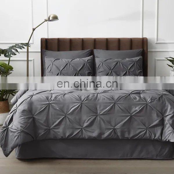 Luxury Designer Hypoallergenic Full Size 6pcs 8pcs Bedsheet Duvet Comforter Set Bedding photo-7