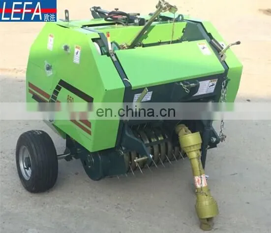 Micro Tractor Mounted PTO Mini Round Hay Baler photo-2