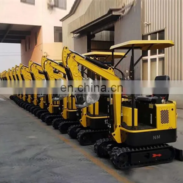 Free Shipping Mini Bagger 1000kg 1 Ton 2 Cylinder in Garden Mini Excavator 1 Ton for Sale photo-2