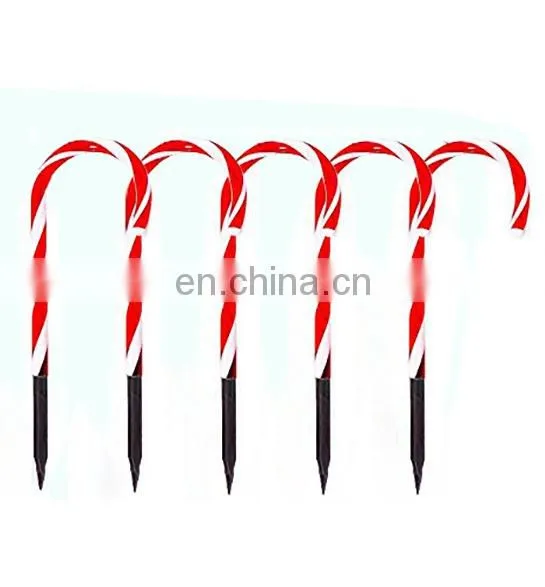 LED Waterproof Solar Hot Sale High Quality Factory Supply Christmas Candy Cane String Lights Outdoor Decorative Street Light photo-3