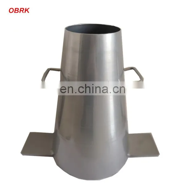 Stainless Steel Concrete Slump Cone Tester/ Unseamed Stoving Varnish Concrete Slump Cone photo-2