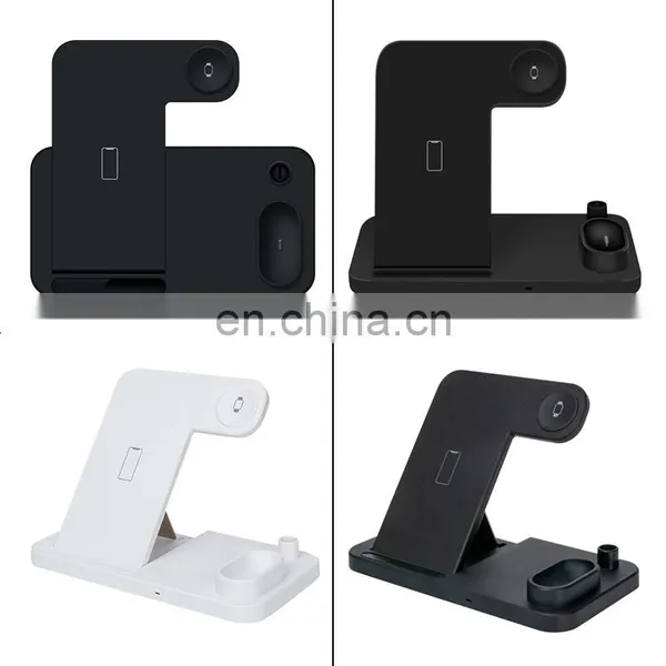 4 in 1 Wireless Charger 2020 Factory Directly Sell Qi Standard Charger Crystal Wireless Portable Cellphone Charger For Iphone photo-4