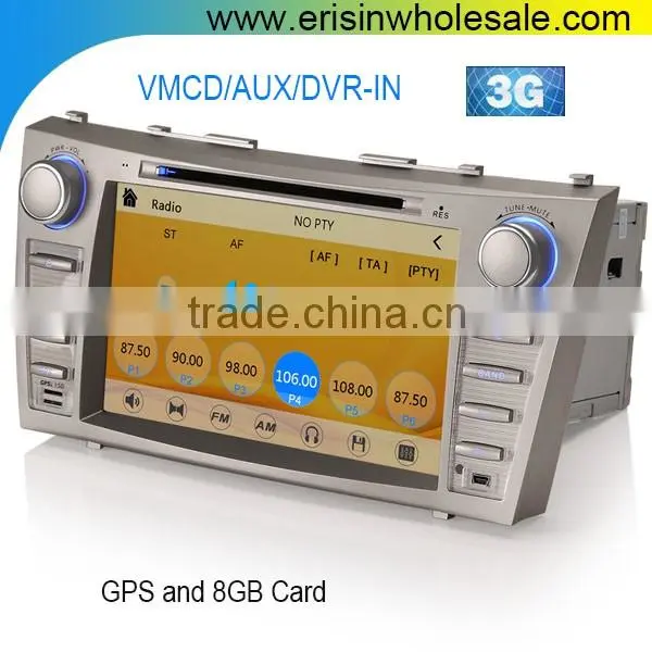 Erisin ES7668M 8" Car Audio Video DVD With GPS VMCD for Camry Aurion