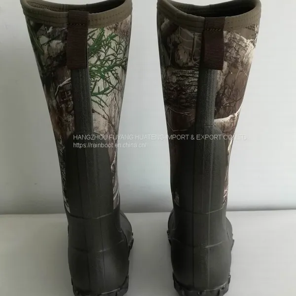 Man Camo Neoprene Boot,PVC/TPR/TPE Camo Neoprene Boots,Waterproof Male Neoprene Boots,Hunting Boots,Neoprene Camo Boot photo-2