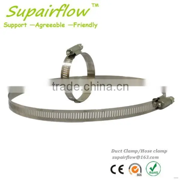 Popular New Products Non Perforated Worm Drive Hose Clamp