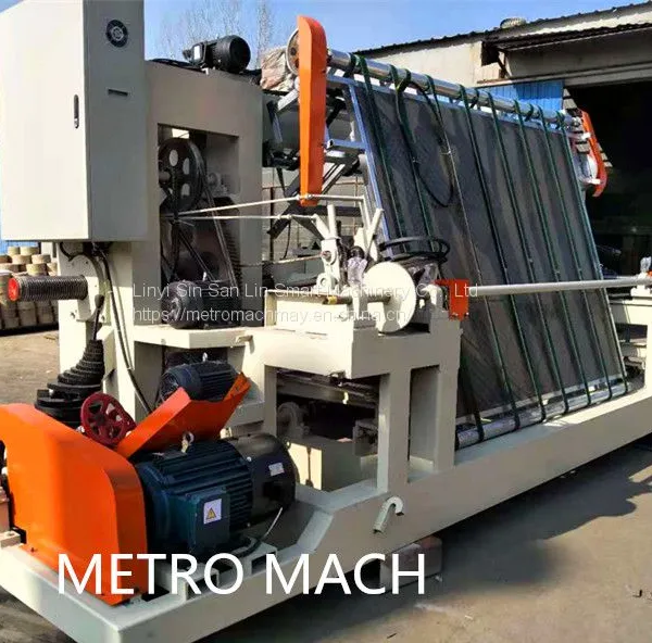 8ft Vertical Wood Veneer Spindle Peeling Peeler Machine for Making Plywood photo-4