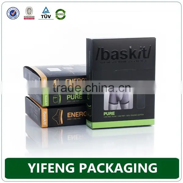 High Quality Kraft Cardboard Paper Stockings Packing Box With Window photo-4