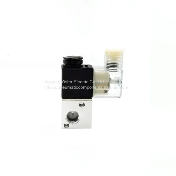 AC220V Normally Open 2/2way Mini Air Compressor Solenoid Control Valve photo-4
