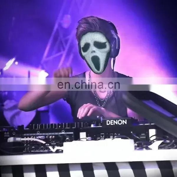 LED Mask App Control Program Full Color Face Changing Mask LED Light Up for Halloween Easter Christmas New Year Party Face Mask photo-4