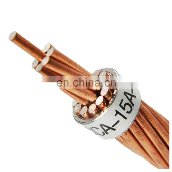 Overhead Bare Conductor Copper Clad Steel Ccs Wire 95mm Bare Copper Conductor photo-4