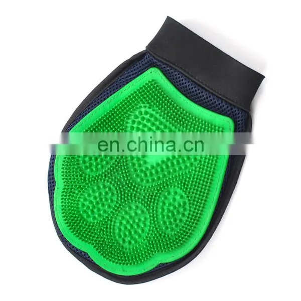 Massage Brush Grooming Glove Brushing Cleaning Hound Dog Cat Hair Pet Gloves photo-4