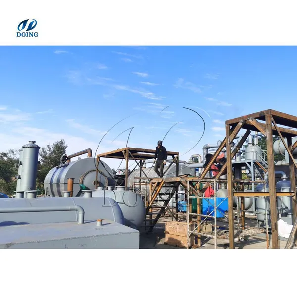Medical Waste Pyrolysis Machine Convert Waste Plastics to Fuel Oil Recycling Pyrolysis Plant for Sale photo-3