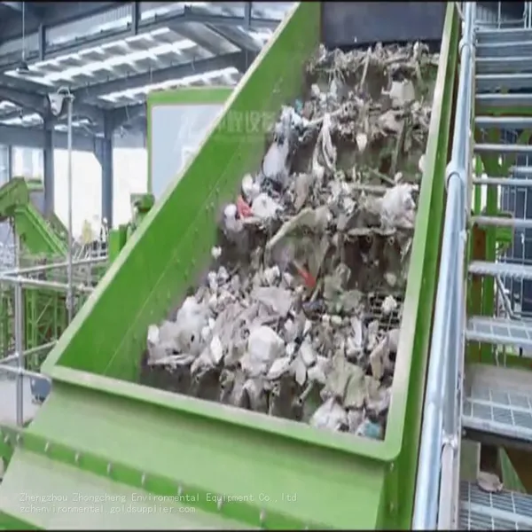 ZhengZhou ZhongCheng Environmental Equipment Municipal Recycling Garbage Line Garbage Processing Machine Production Line For Life Construction Waste Treatment