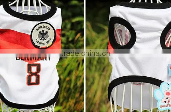 Football Clothes Model World Cup Team Pet Dog Clothes Dog Dresses photo-5