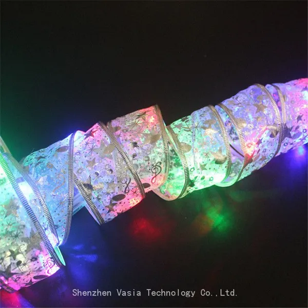 Ribbon LED String Lights - Copper Wire Battery Operated for Christmas Tree Wedding Bulk Wholesale Decorations photo-3