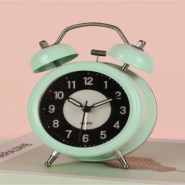 Wholesale Metal Alarm Clock With Luminous Hands Bell Alarm clock