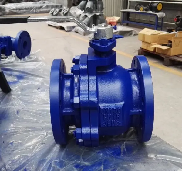 Versatile ANSI Cast Iron Ball Valve Compatible With Various Fluids, Including EPDM or NBR Seats