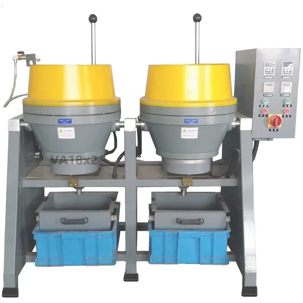 High Energy Precision Dry/Wet Centrifugal Disk Finishing Machine for Mass Finishing Jewelry Polishing