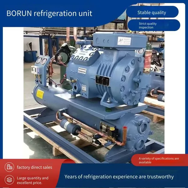 Color Steel Cold Storage, Refcomp Srs Semi-hermetic Single-stage Screw Compressor Sw3h4000, Power-saving photo-4
