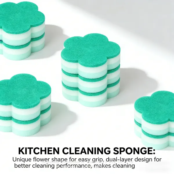 Supermarket Supply Flower Cleaning Scouring Pad Cleaning Products Magic Sponge photo-3