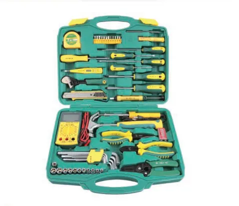 53pcs Premium Telecommunication & Electronic Repair Tool Kit with Shockproof Plastic Case