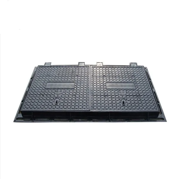 EN124 C250 Waterproof Ductile Cast Iron Round 600X800 Manhole Cover Black Durable Road Safety